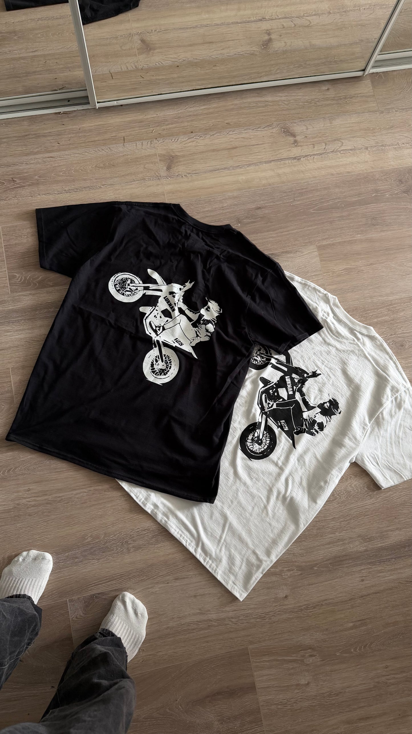 Supermoto T-paita Valkoinen