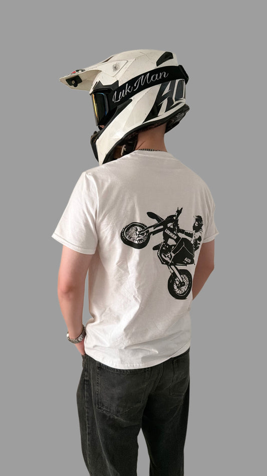Supermoto T-paita Valkoinen