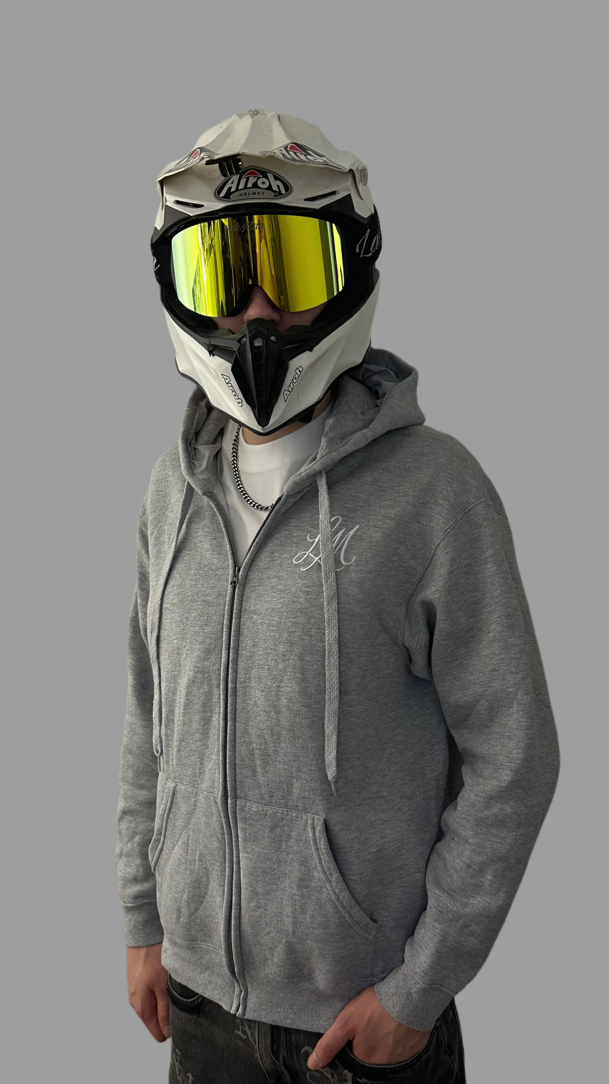 Zipper huppari harmaa