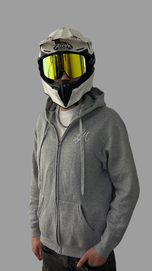 Zipper huppari harmaa